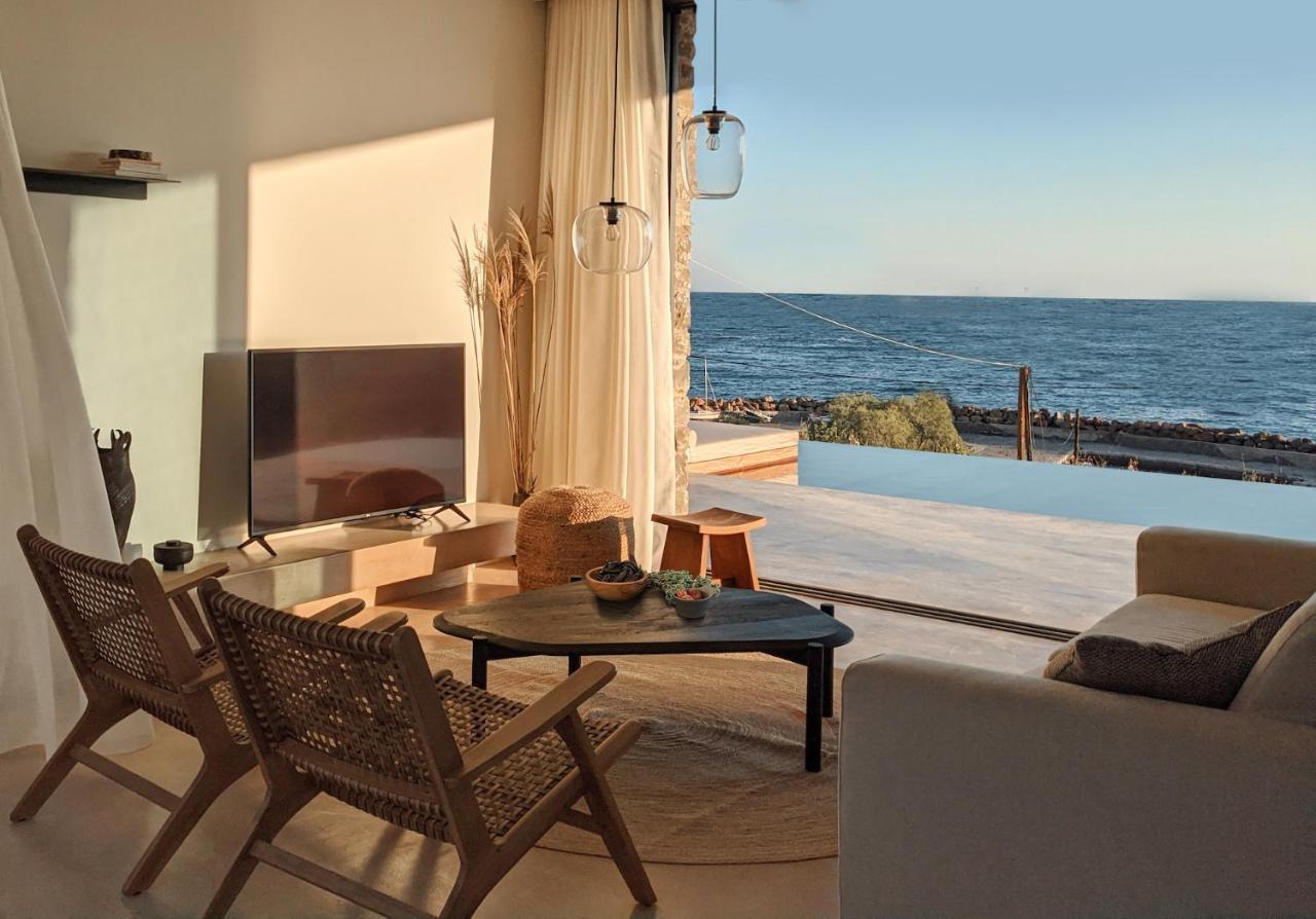 Nuez Villas Mokhlos Bagian luar foto